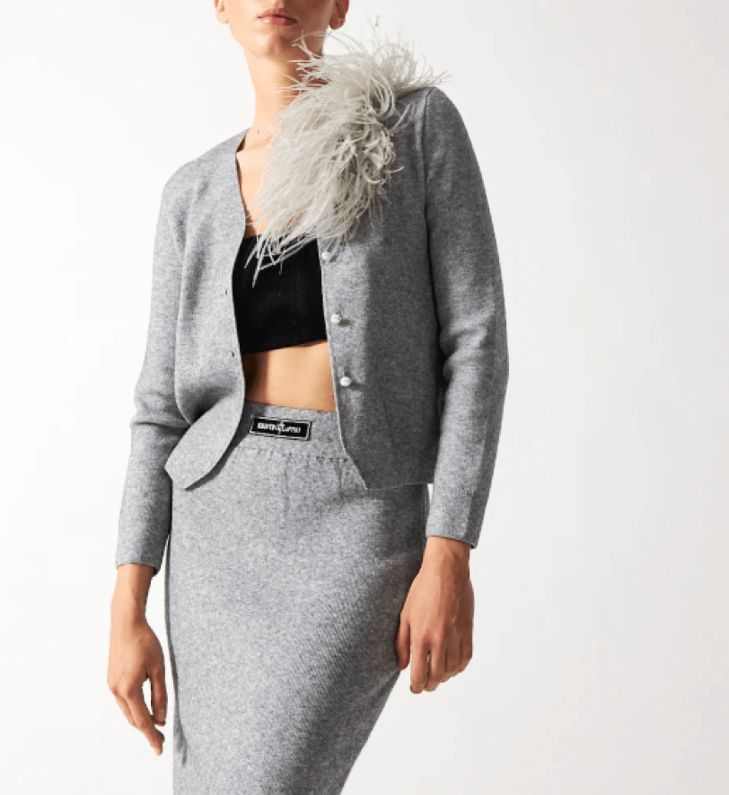 Костюм в'язаний KRISTINA LAPTSO Orchid grey