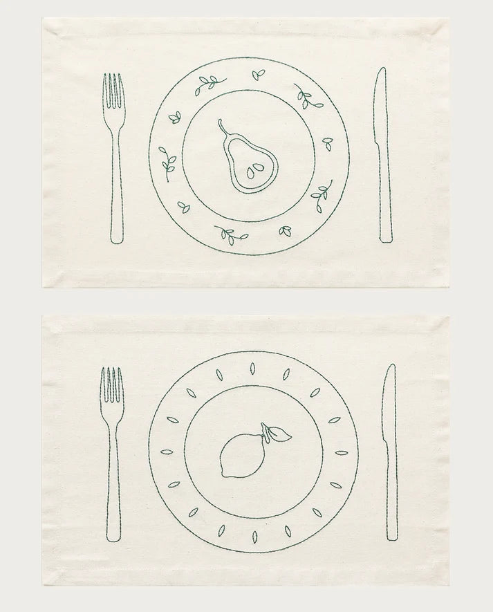 Набір серветок Fine Plates [лимон+груша]