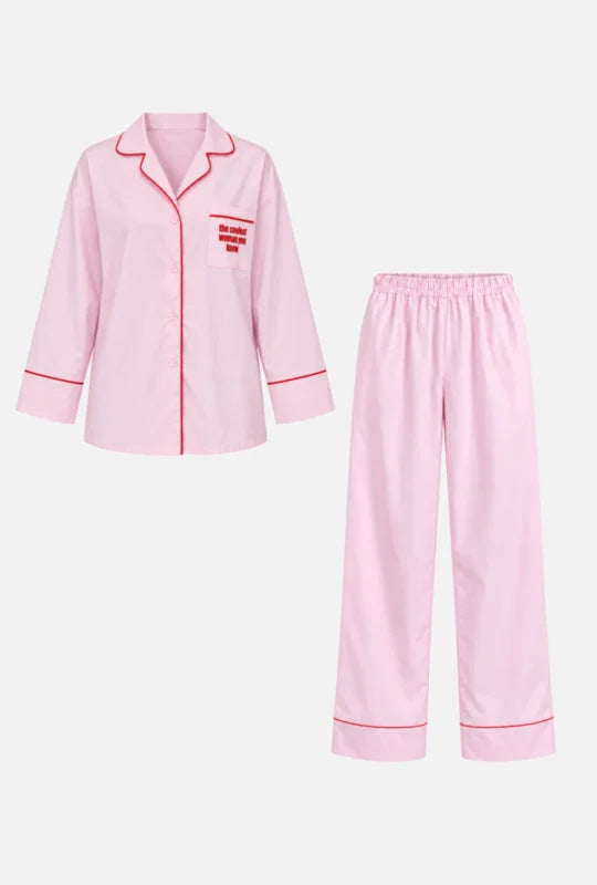 Pink Satin Set