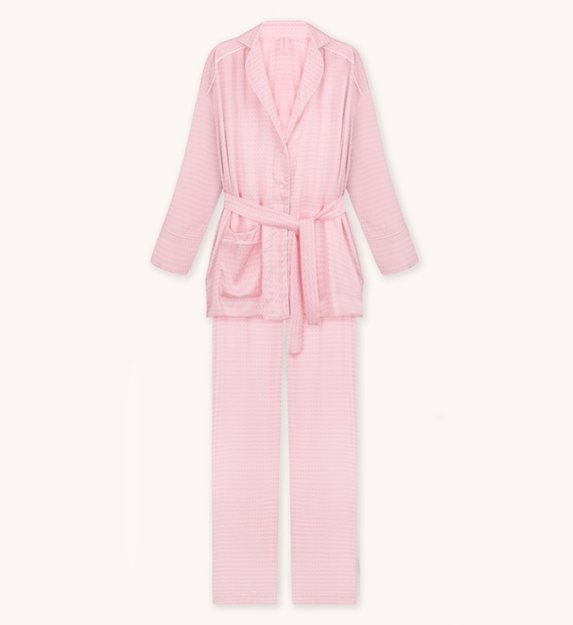 Піжамний костюм з штанами BlackSeaTribe Pink Aries