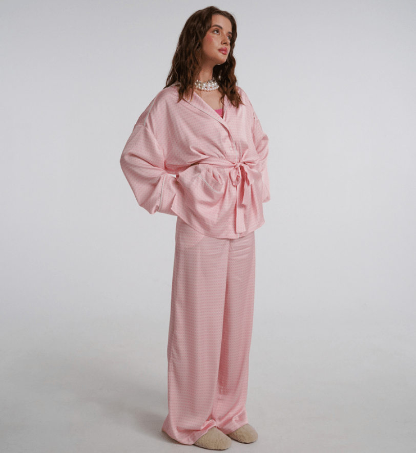 Піжамний костюм з штанами BlackSeaTribe Pink Aries