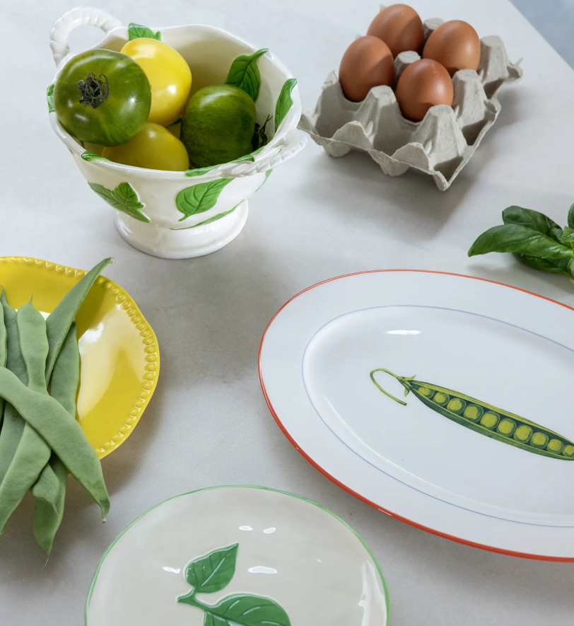 Набір тарілок &k amsterdam perle yellow 2 шт