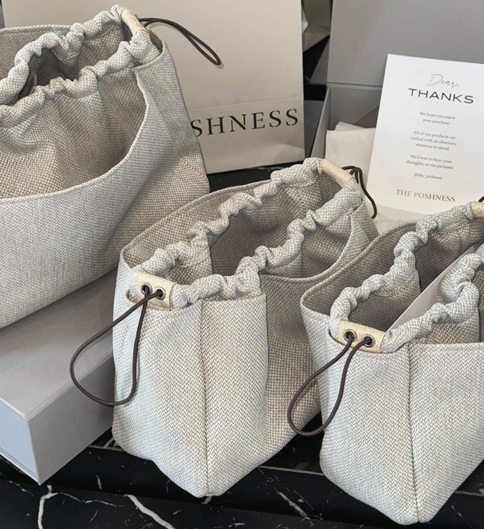 Органайзер THE POSHNESS Inside Bag Light Grey
