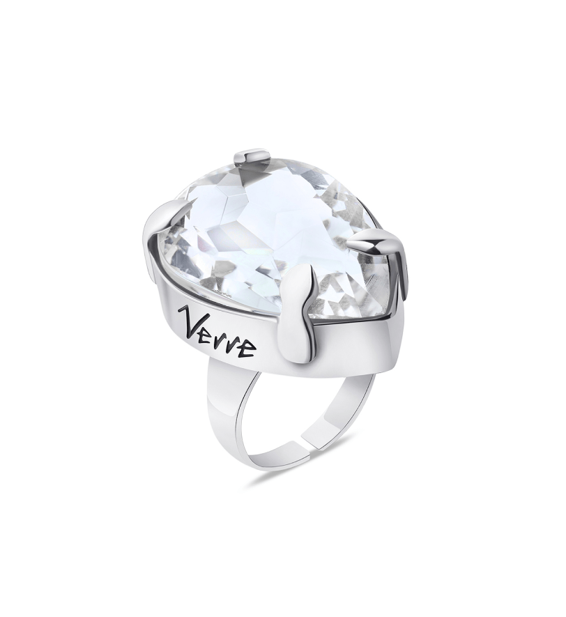 Каблучка Grains De Verre "RADIANCE" Silver