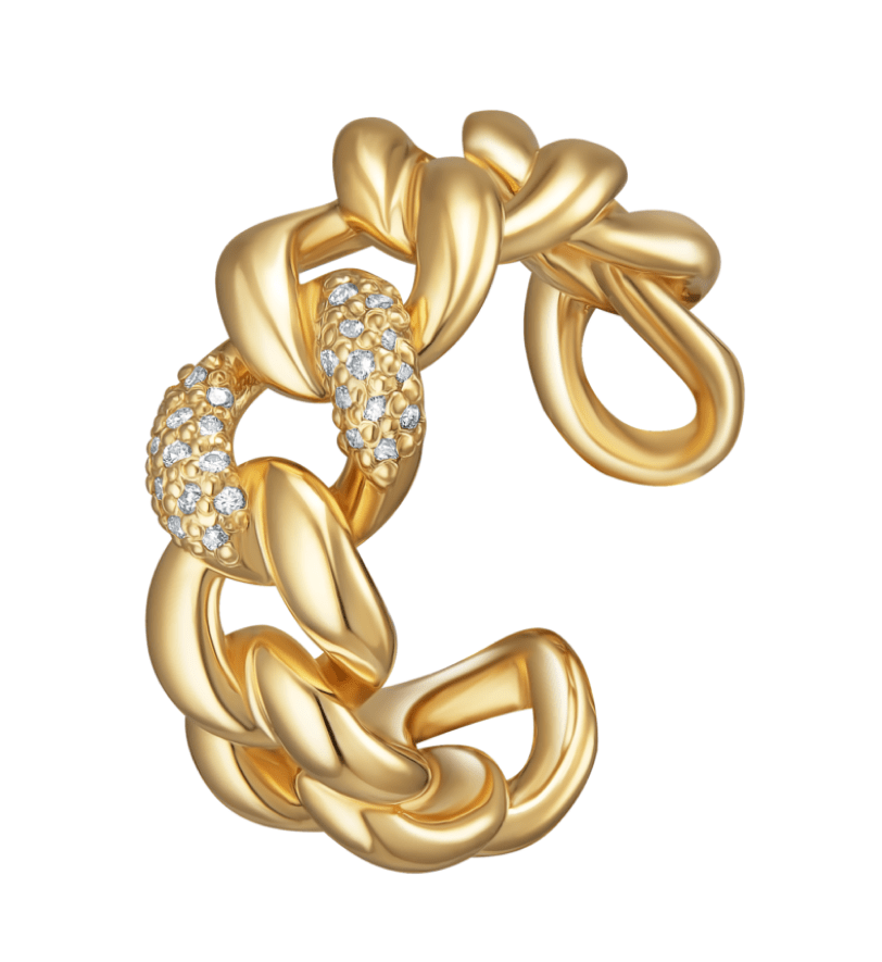 Каблучка/Каф RIMMART Classic Yellow Gold