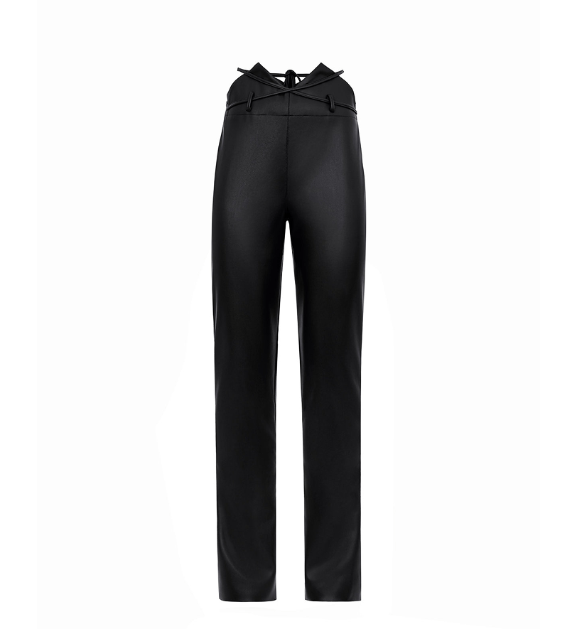 Штани шкіряні ROSCA Black