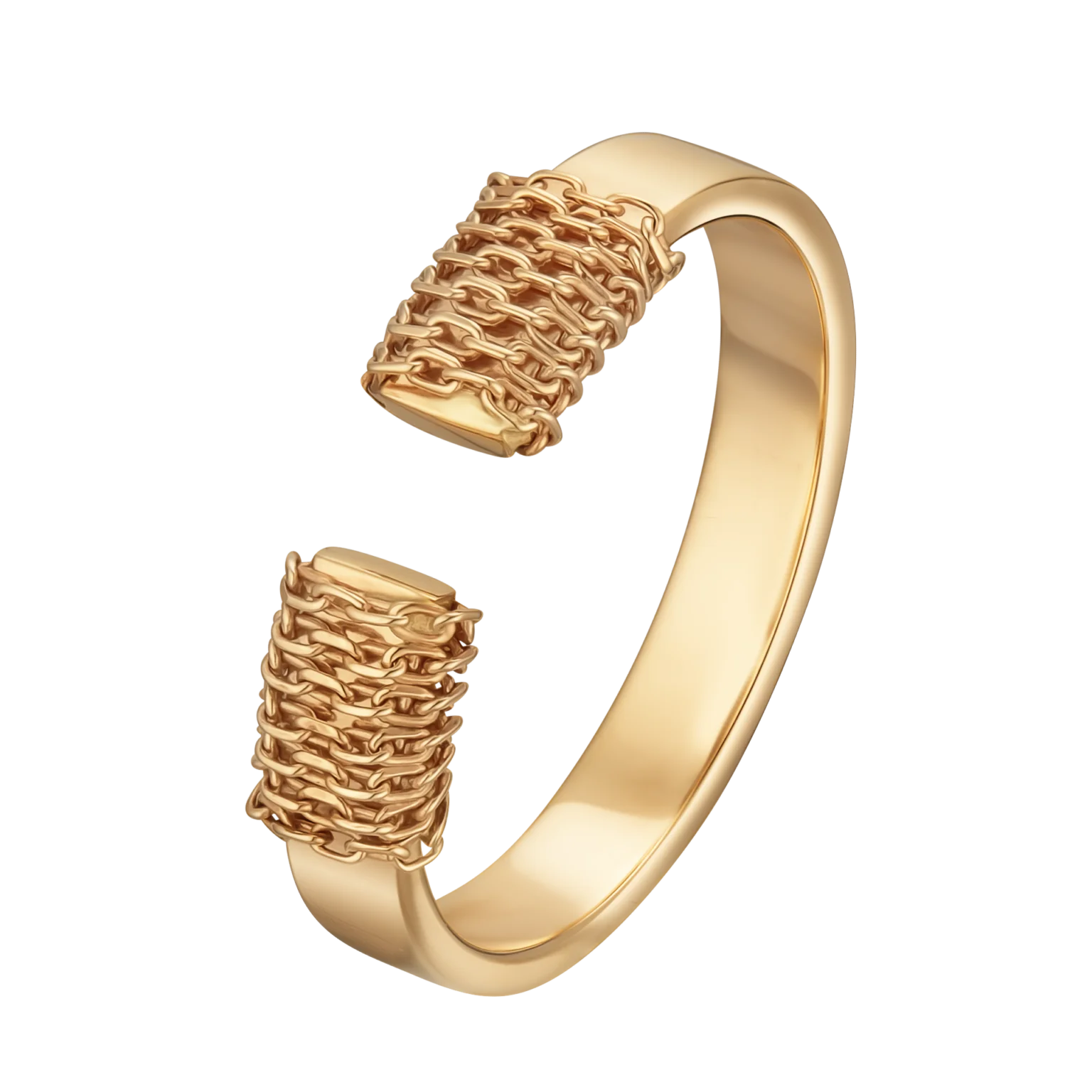 Golden Rope Ring