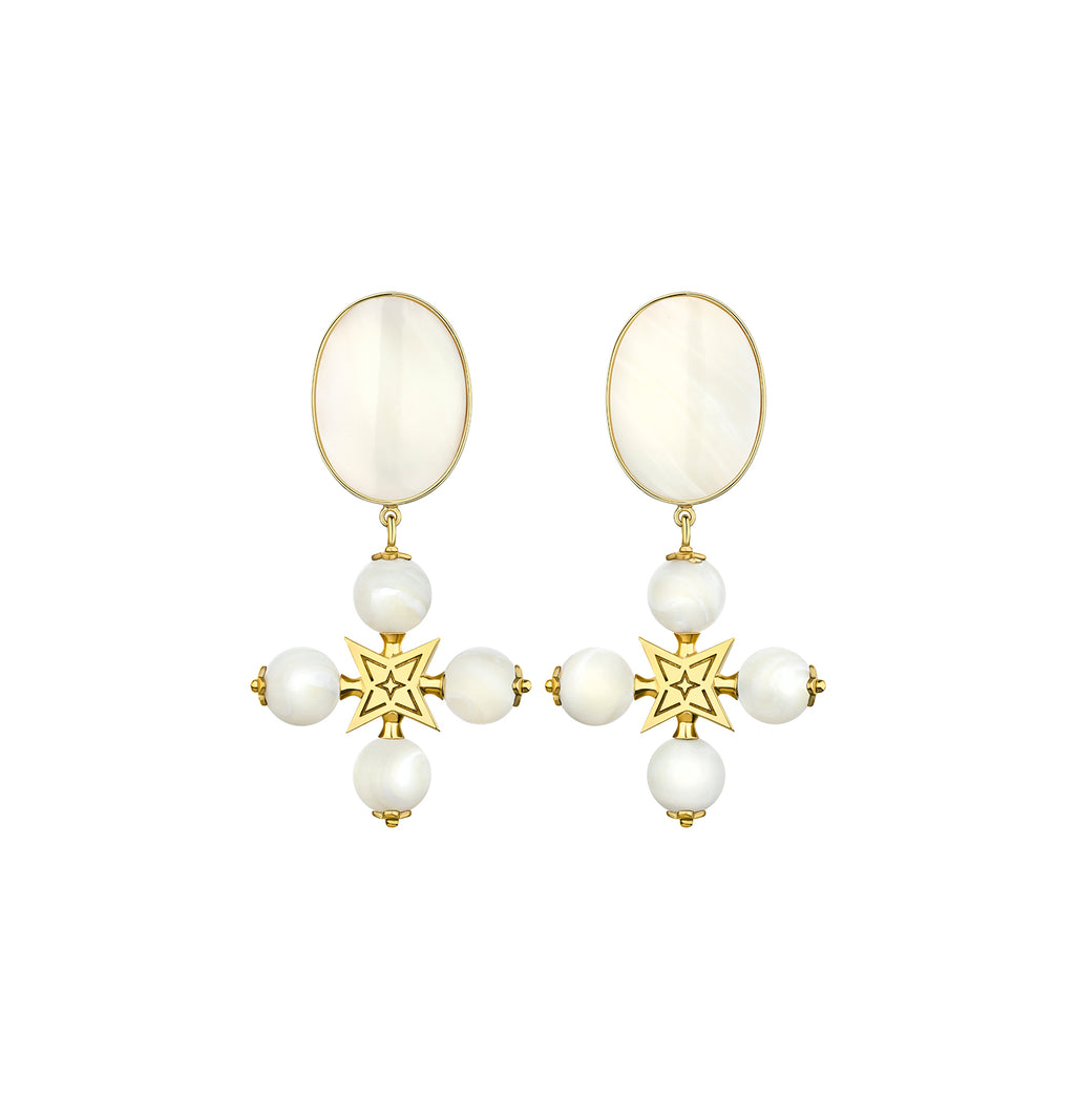 "DESERT ROSE" CLIP EARRINGS - фото 30