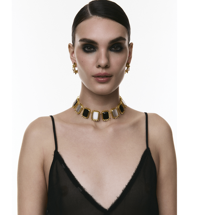 Чокер Grains De Verre "RUE CAMBON" Gold