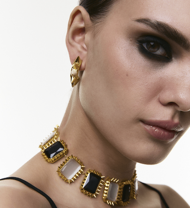 Чокер Grains De Verre "RUE CAMBON" Gold