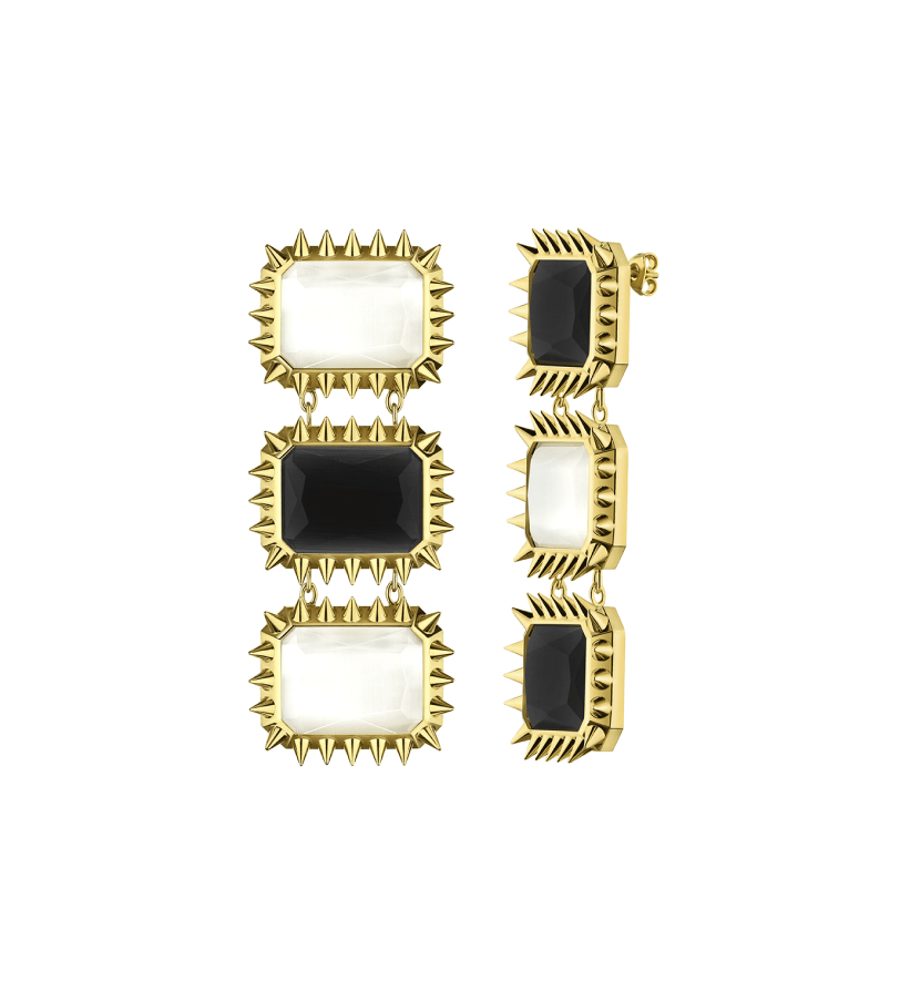 Grains De Verre "RUE CAMBON" Earring Silver