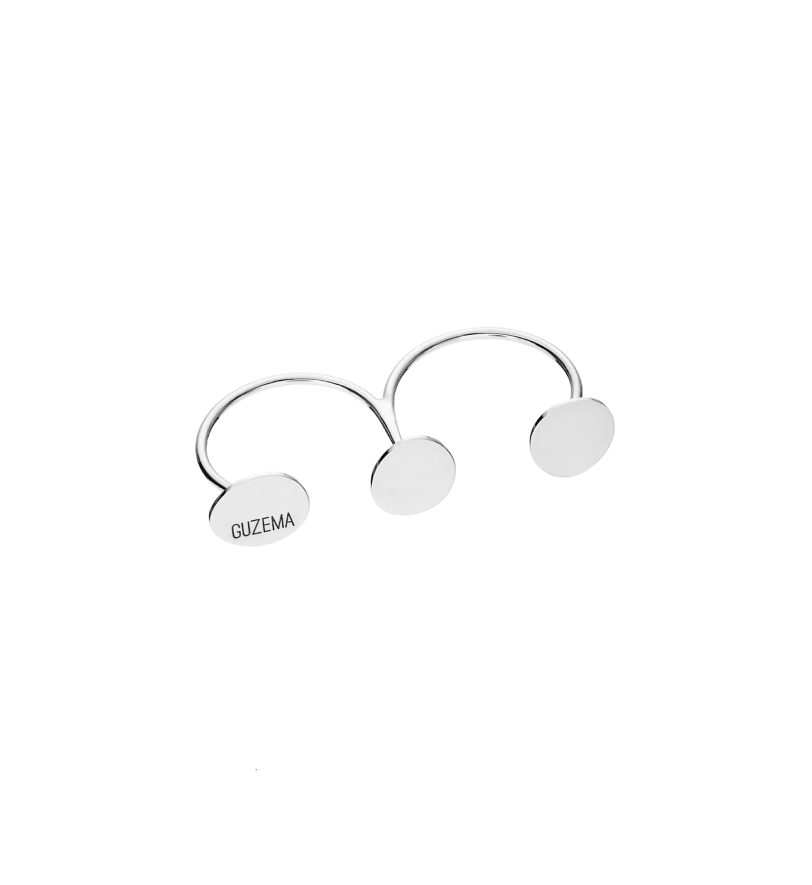 Каблучка GUZEMA, 3 клюшки White Gold