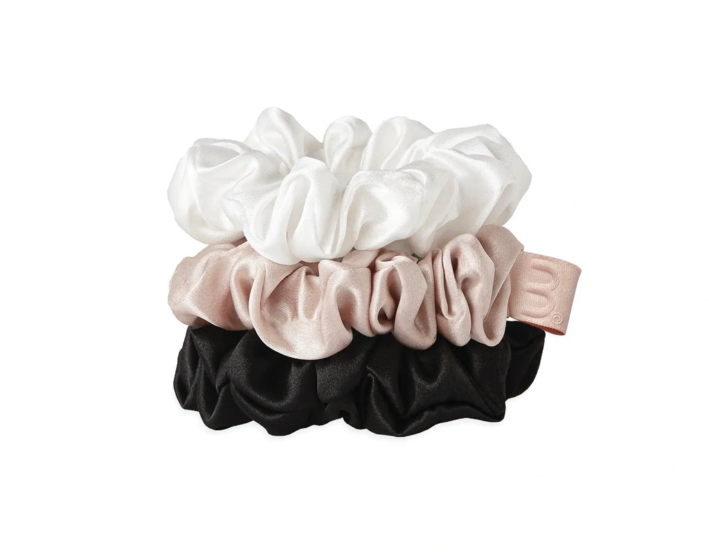 SILK MEDIUM SCRUNCHIES SET 1 набір середніх шовкових резинок