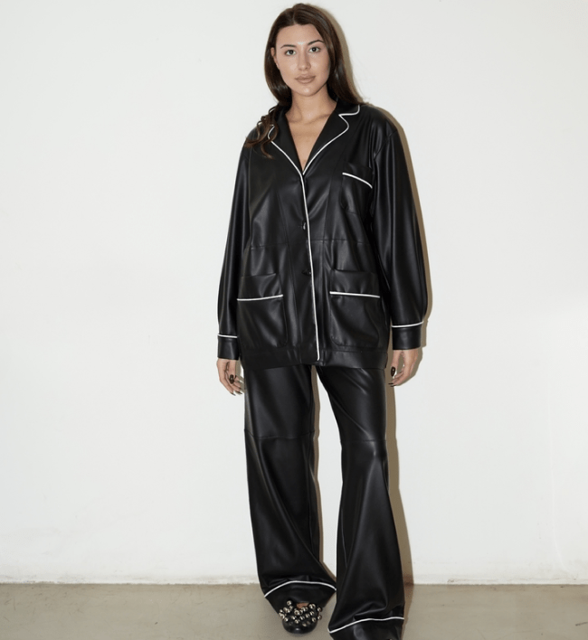 Штани BlackSeaTribe Стрілець з екошкіри