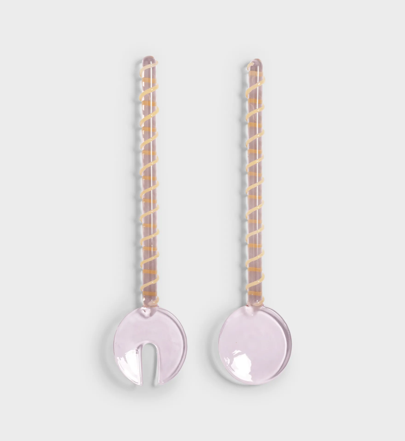 Набір столових приборів для салата &k amsterdam sling pink