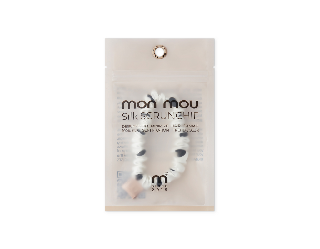 SILK SLIM SCRUNCHIE тонка шовкова резинка