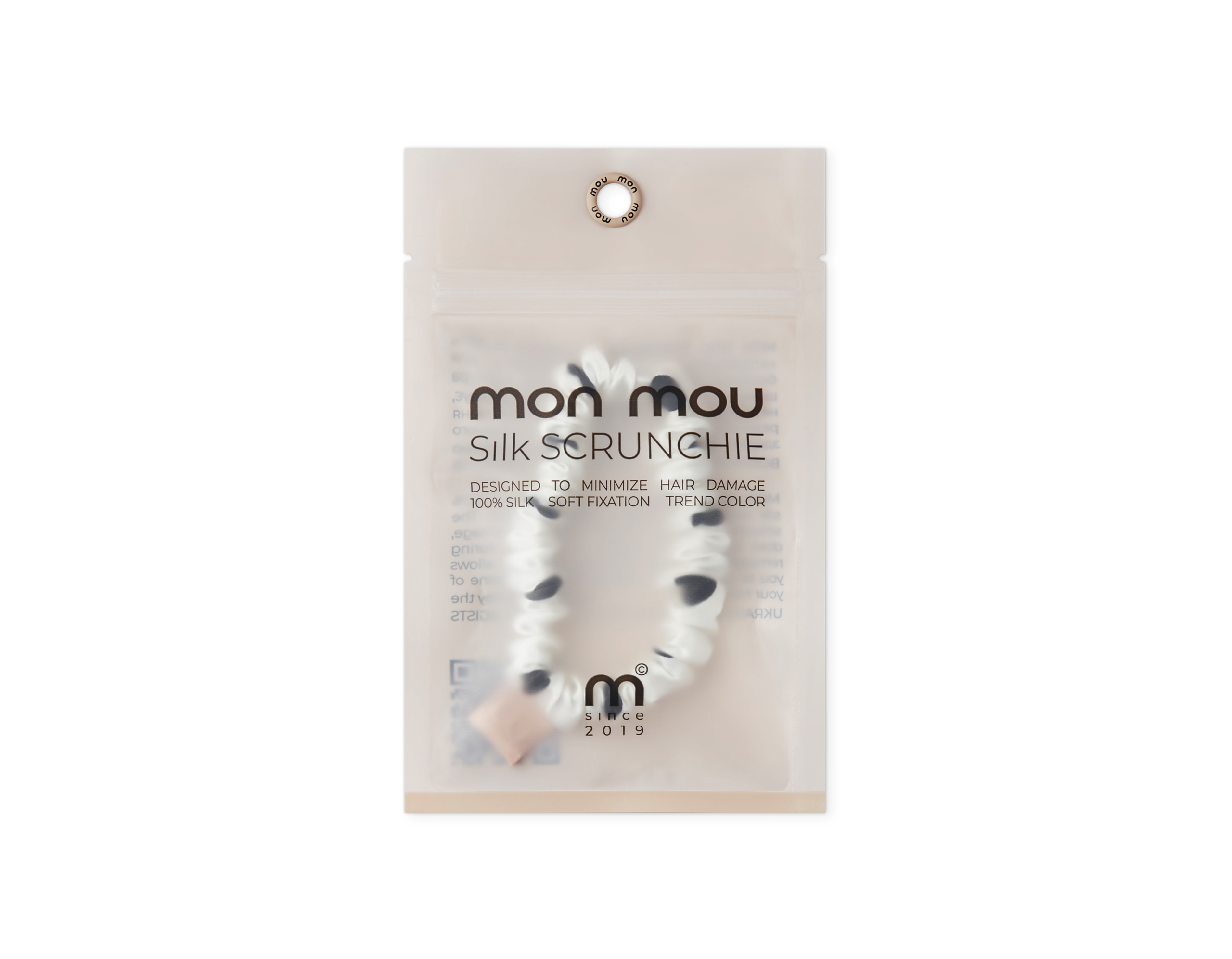 SILK SLIM SCRUNCHIE тонка шовкова резинка