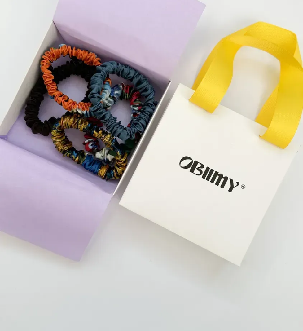 Набір OBIIMY із 5-ти шовкових резинок Zero west