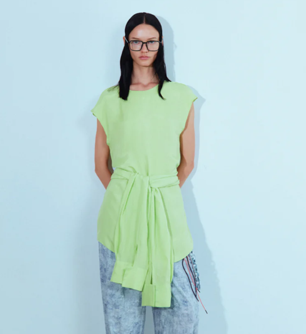 Топ SAYYA з поясом Green