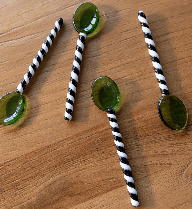 Набір ложок &k amsterdam duet green 4 шт