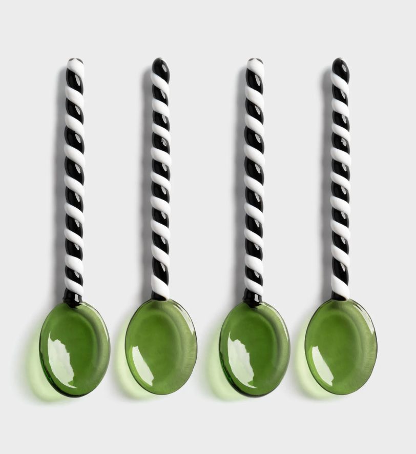 Набір ложок &k amsterdam duet green 4 шт