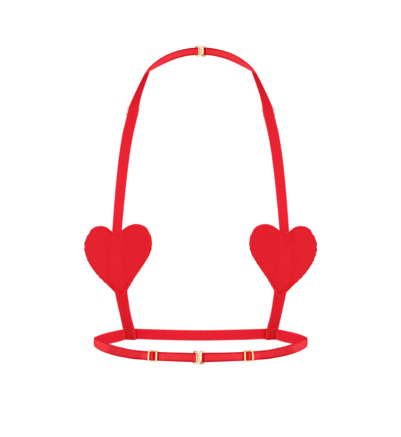 Портупея MISSTIC Red Love Cristal Red