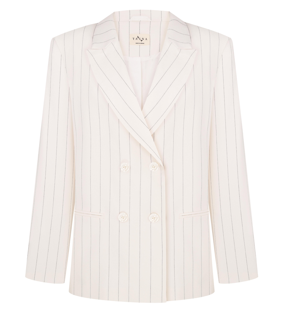 Піджак YASNA у смужку white