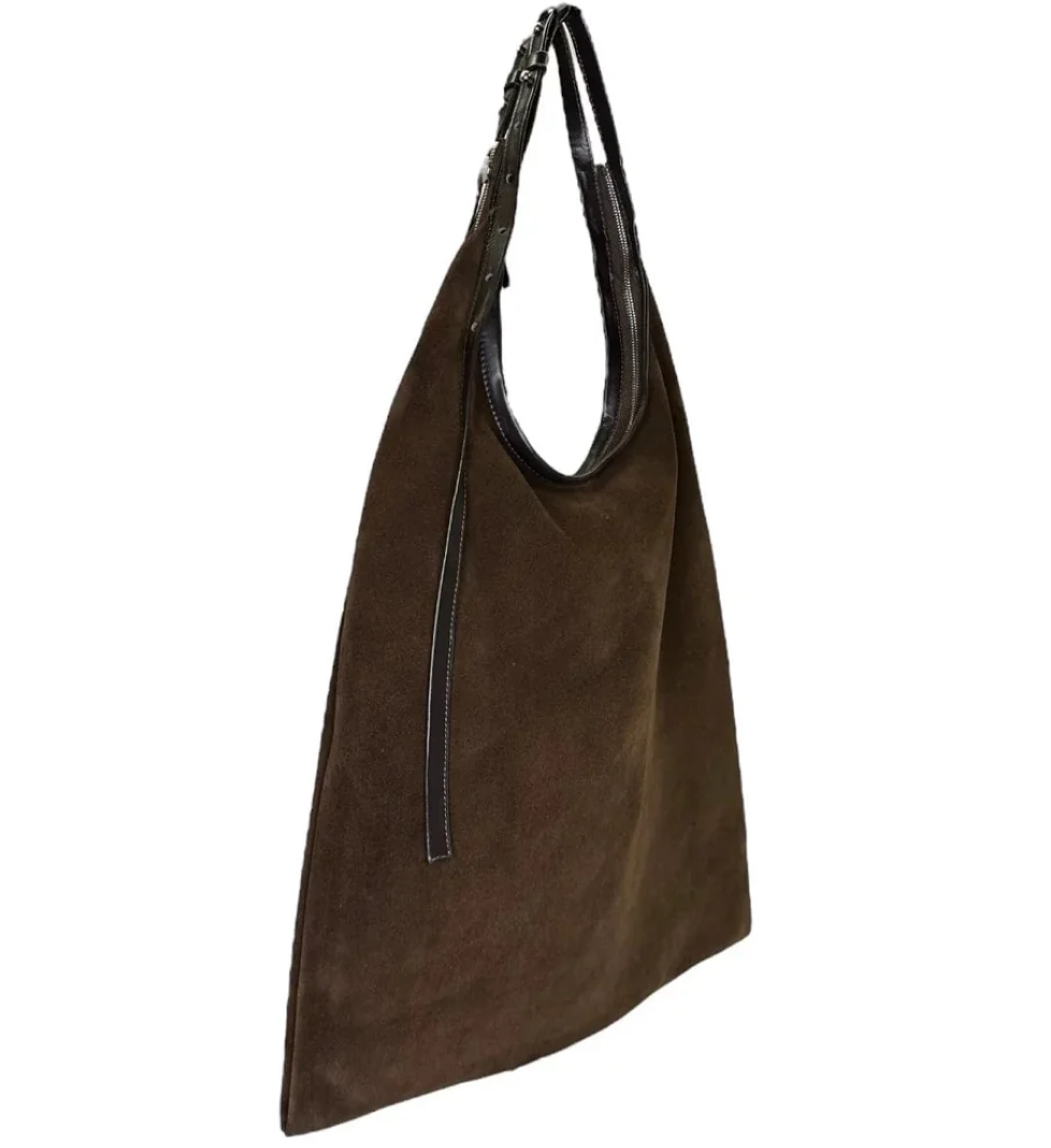 Сумка замшева ETAPE La Poche Grand Suede Chocolate