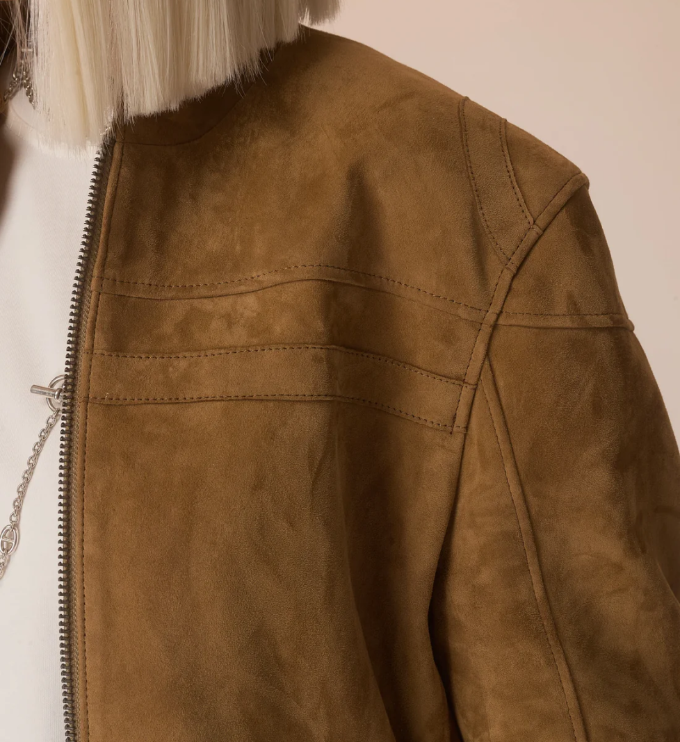 Куртка BUDDU замшева camel