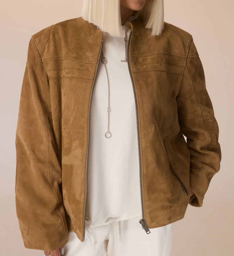 Куртка BUDDU замшева camel