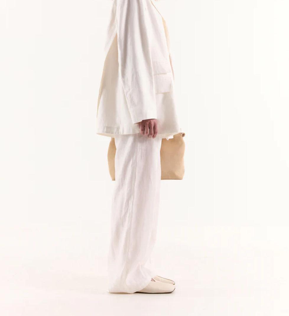 Брюки KRISTINA LAPTSO Sugar white