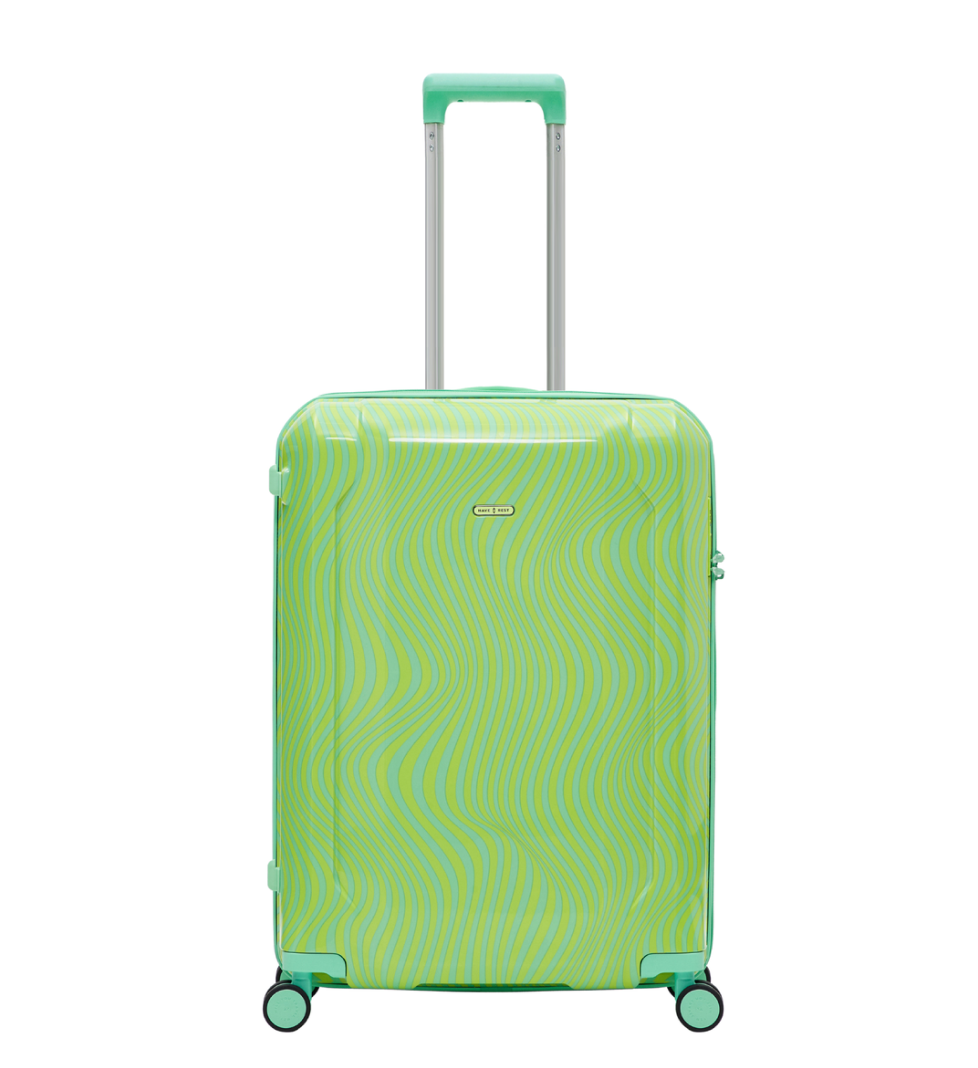 Валіза Have A Rest medium Lime Waves