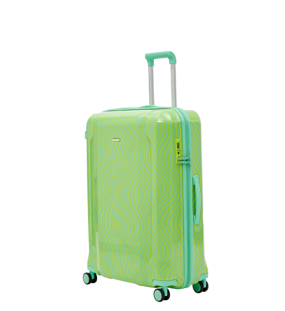 Валіза Have A Rest medium Lime Waves