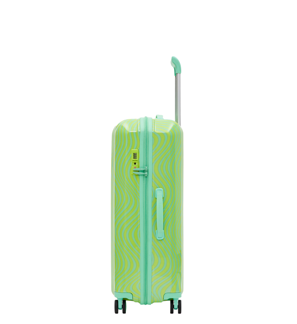 Валіза Have A Rest medium Lime Waves
