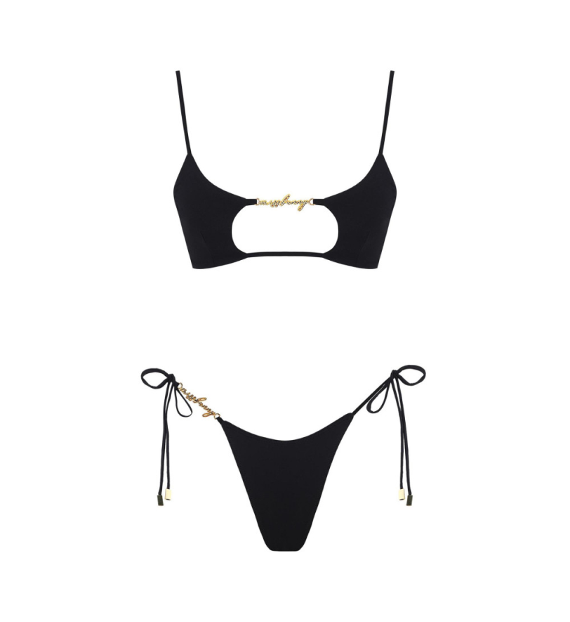 Купальник MISSTIC з трусиками бразиліано Drop Top Mio Black