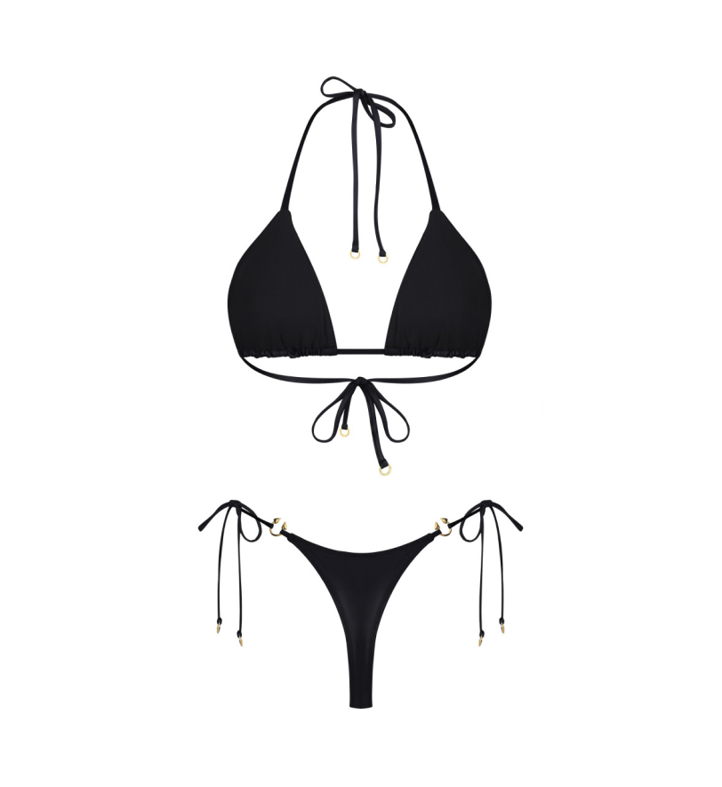 Купальник MISSTIC зі стрінгами Sun Pirsing Black