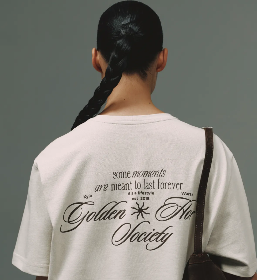 Футболка unisex 044 GARDEN golden hour milk