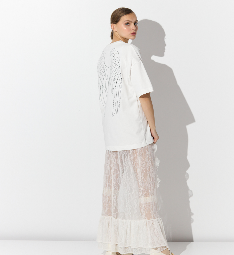 Футболка ZIGZAG крила milk