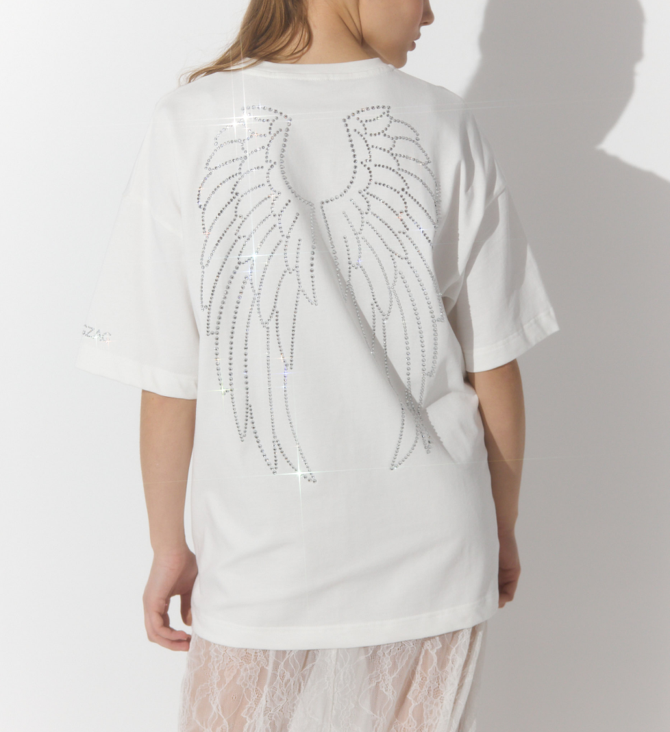 Футболка ZIGZAG крила milk