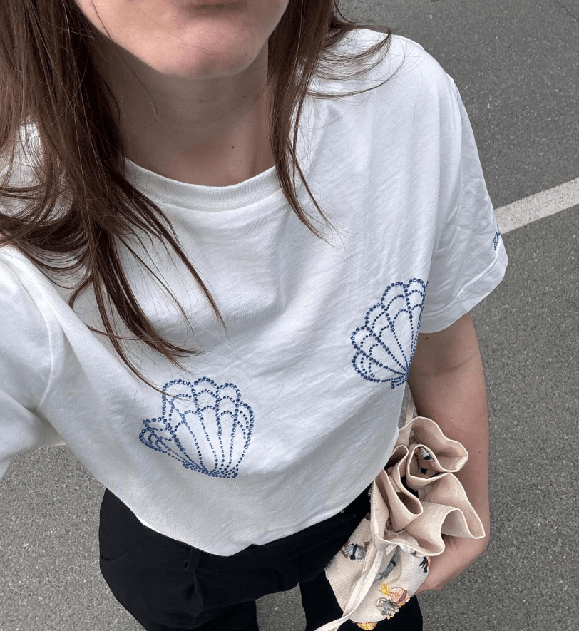 Футболка ZIGZAG Мушлі milk