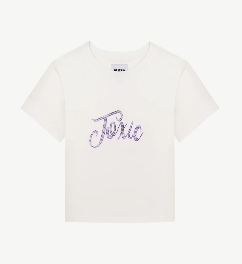 Футболка ALICE.K "Toxic" white