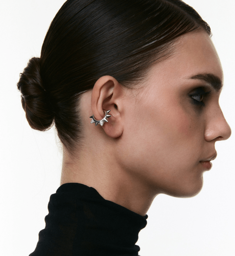 Каф Grains De Verre “THE THORN” Silver