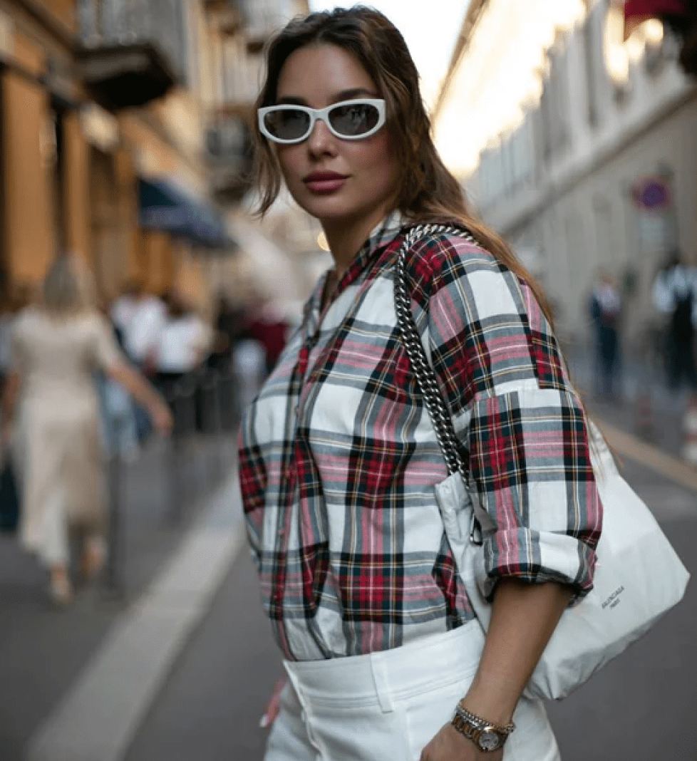 Сорочка The Law of Love Tartan “Forever” colorful