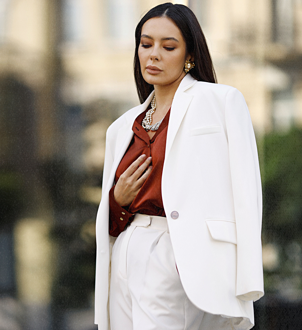 Блуза The Base brown