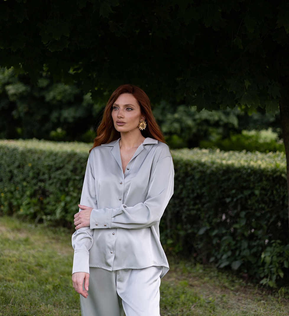 Сорочка The Base grey