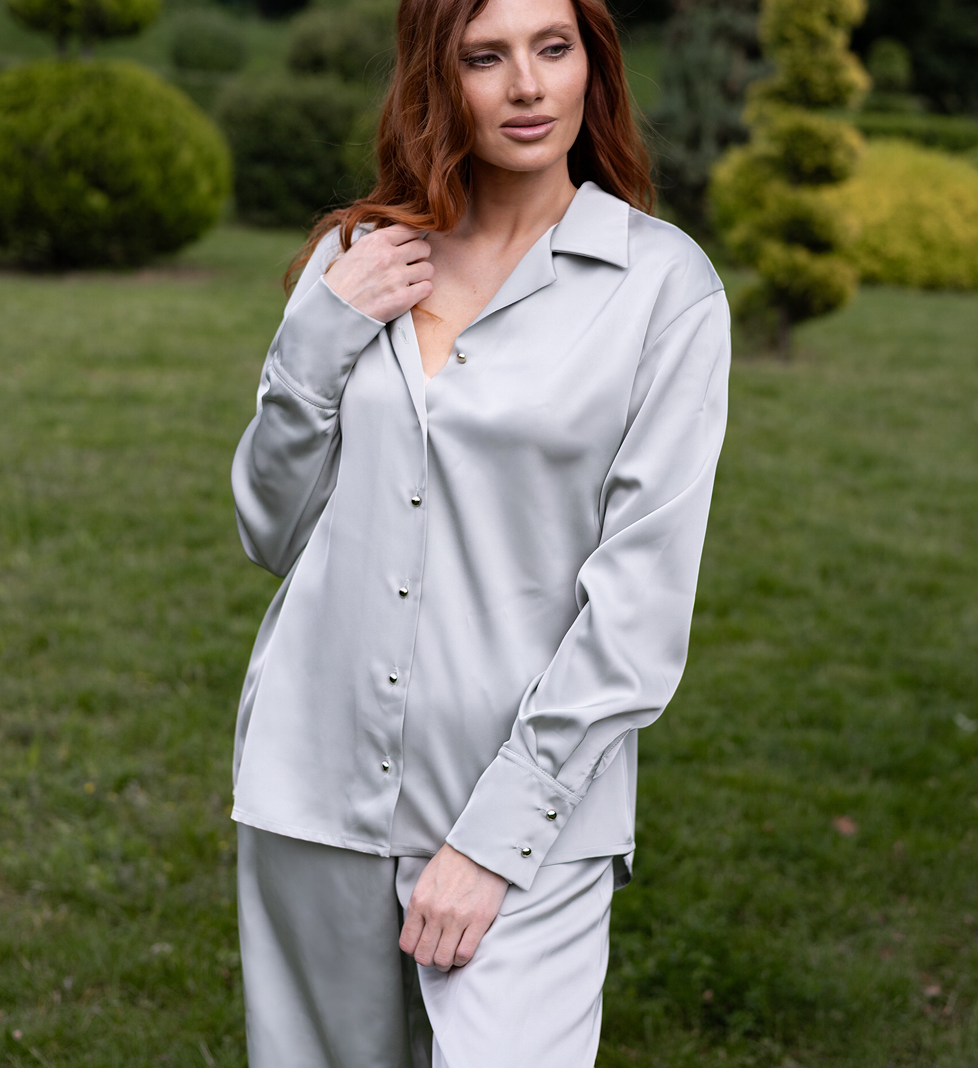 Сорочка The Base grey