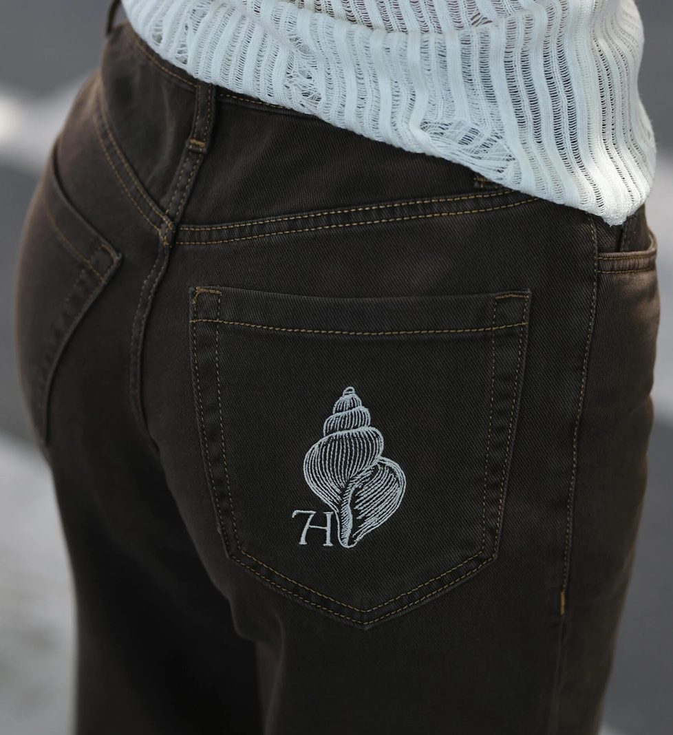 Джинси The7thHeaven in brown