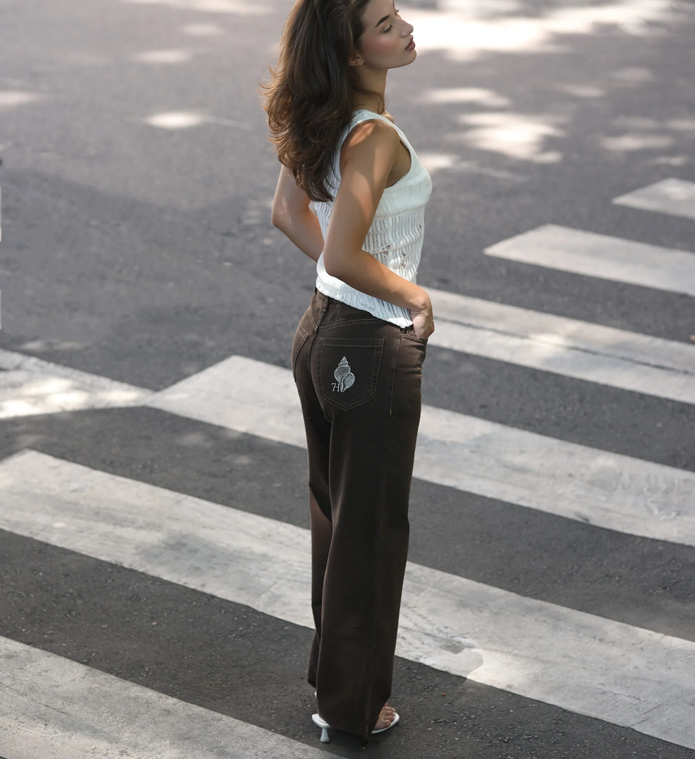 Джинси The7thHeaven in brown