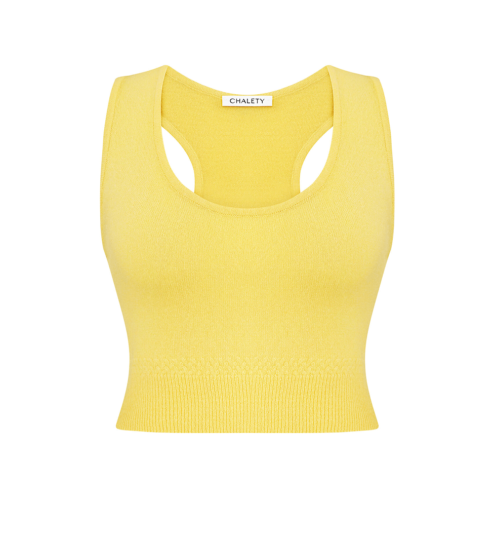 Топ CHALETY Baden yellow