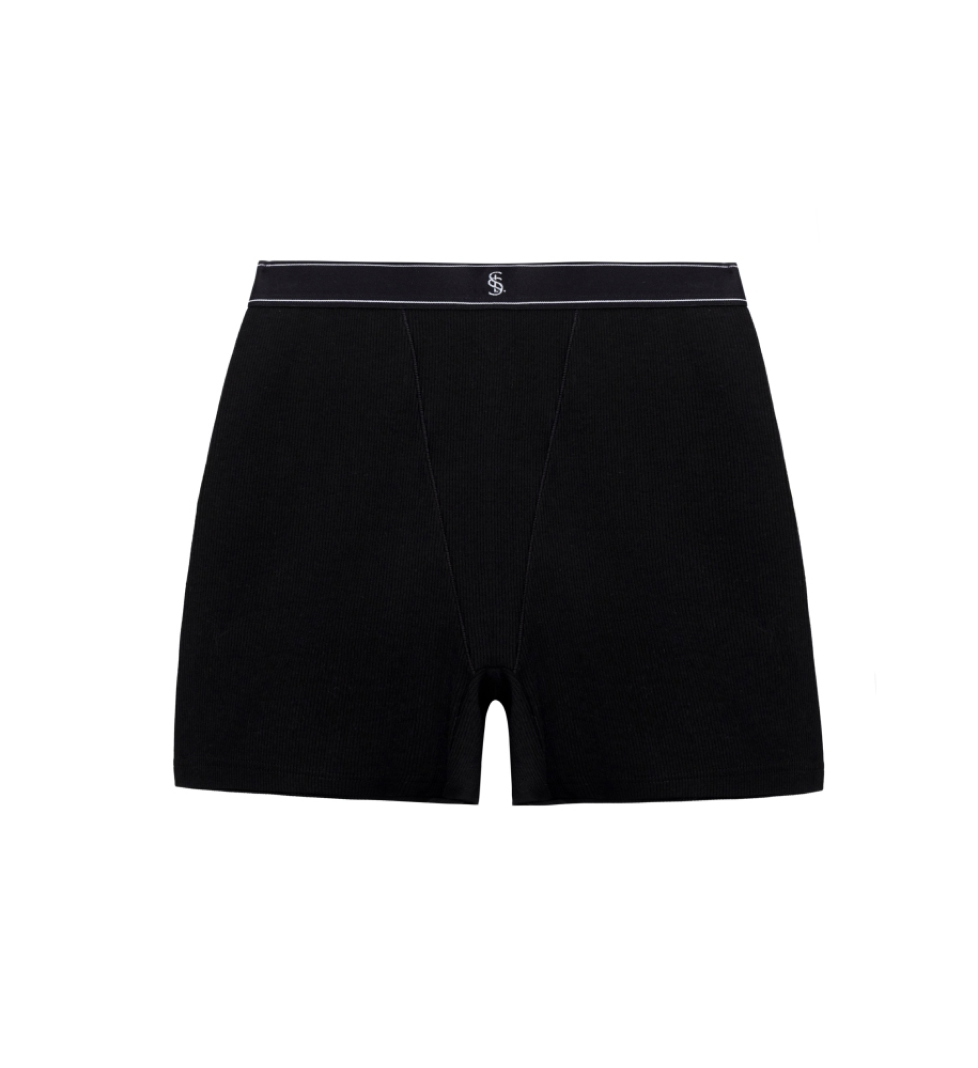 Шорти боксери L'essence Studio Ultimate Ribbed Black